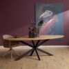 STF-2125_0 Ovale eettafel Ferris Naturel Eikenhout 280 cm - Image 1