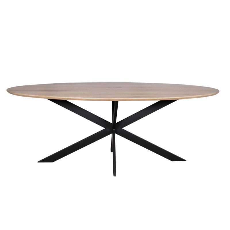 Ovale eettafel Ferris Naturel Eikenhout 280 cm - Image 2