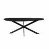 STF-1059_6 Organische eettafel Cloud Zwart Eikenhout 280 cm - Image 7