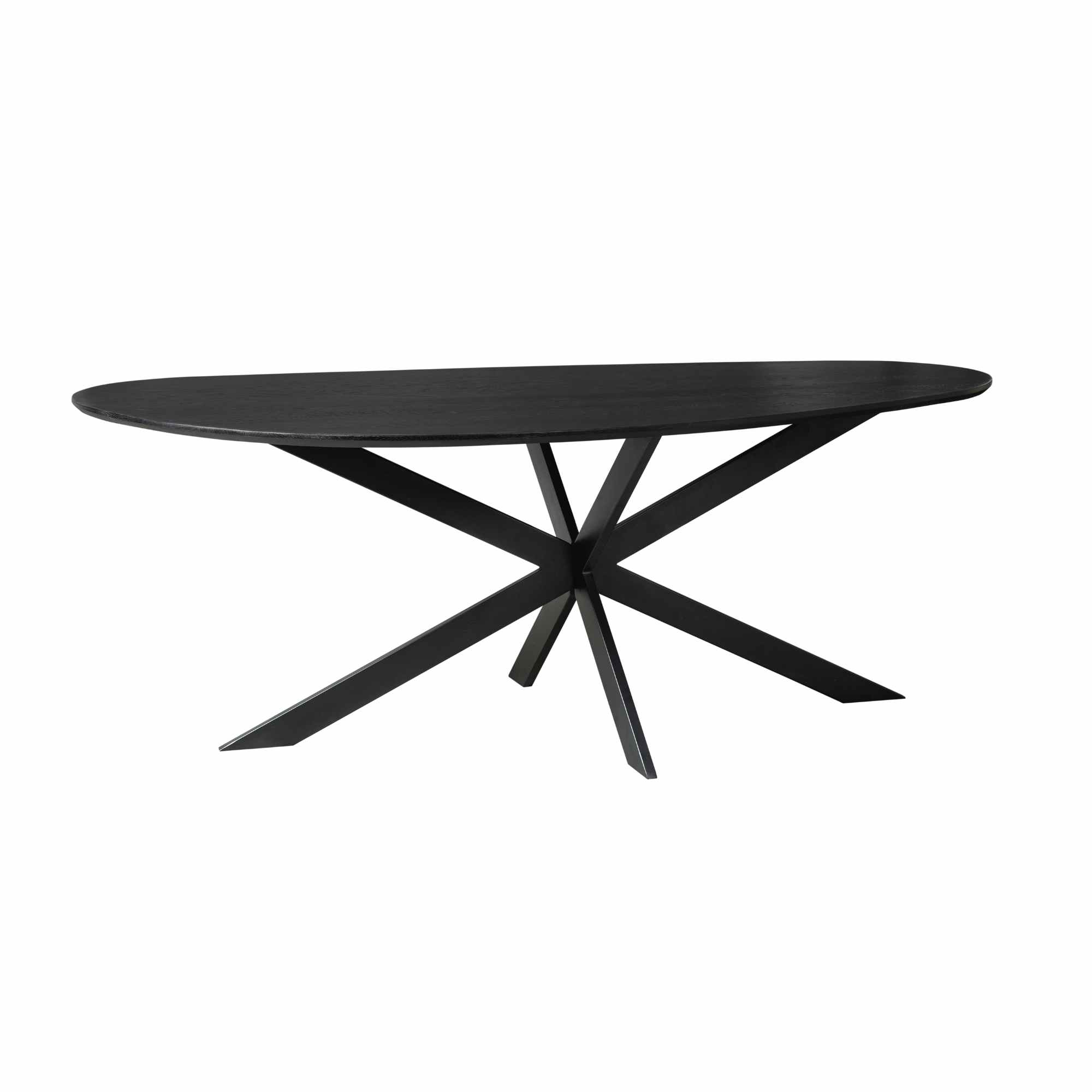 Organische eettafel Cloud Zwart Eikenhout 280 cm - Image 8