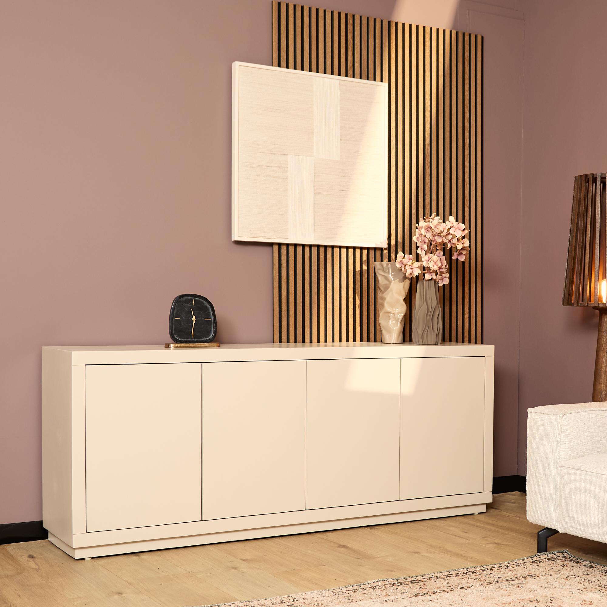 Dressoir Brussel Zand Mangohout 200 cm - Image 1