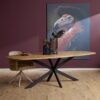 STF-2128_0 Deens ovale eettafel Ferris Naturel Eikenhout 180 cm - Image 1