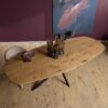 STF-2128_1 Deens ovale eettafel Ferris Naturel Eikenhout 180 cm - Image 2