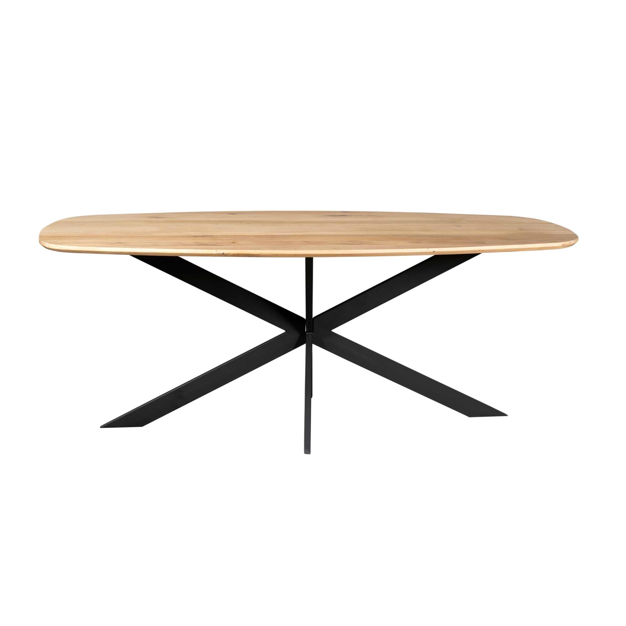 Deens ovale eettafel Ferris Naturel Eikenhout 180 cm - Image 3