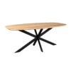 STF-2128_3 Deens ovale eettafel Ferris Naturel Eikenhout 180 cm - Image 4