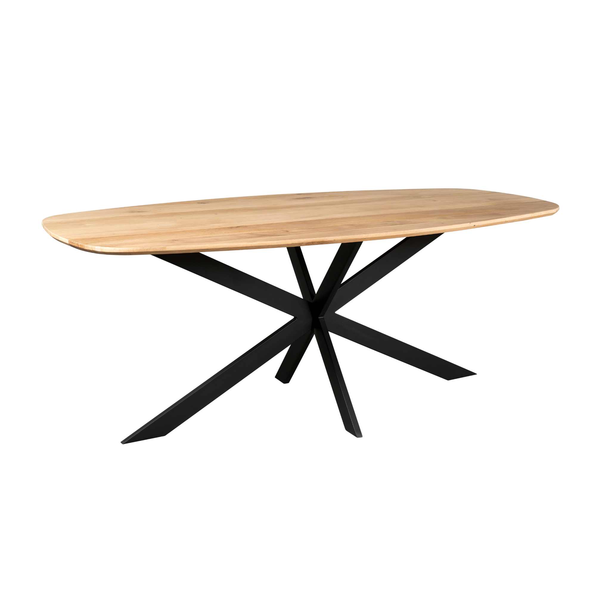 Deens ovale eettafel Ferris Naturel Eikenhout 180 cm - Image 4