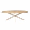 STF-2153_1 Deens ovale eettafel Ferris Naturel Poot Zand Eikenhout 200 cm - Image 2