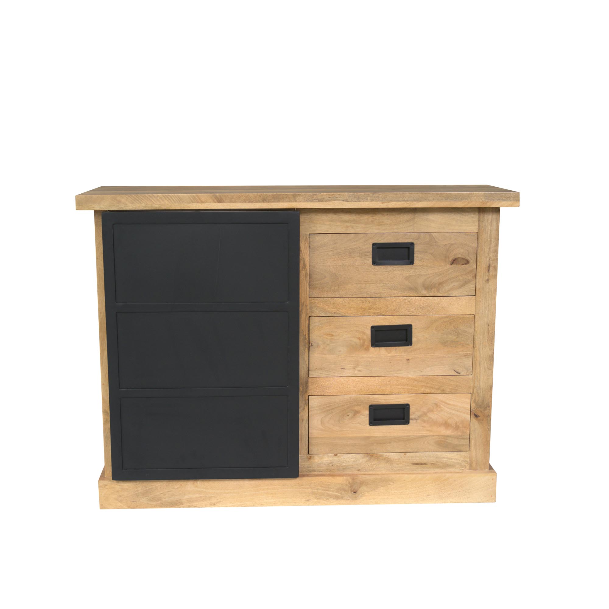 Ladekast Noa Naturel Mangohout 100 cm - Image 2