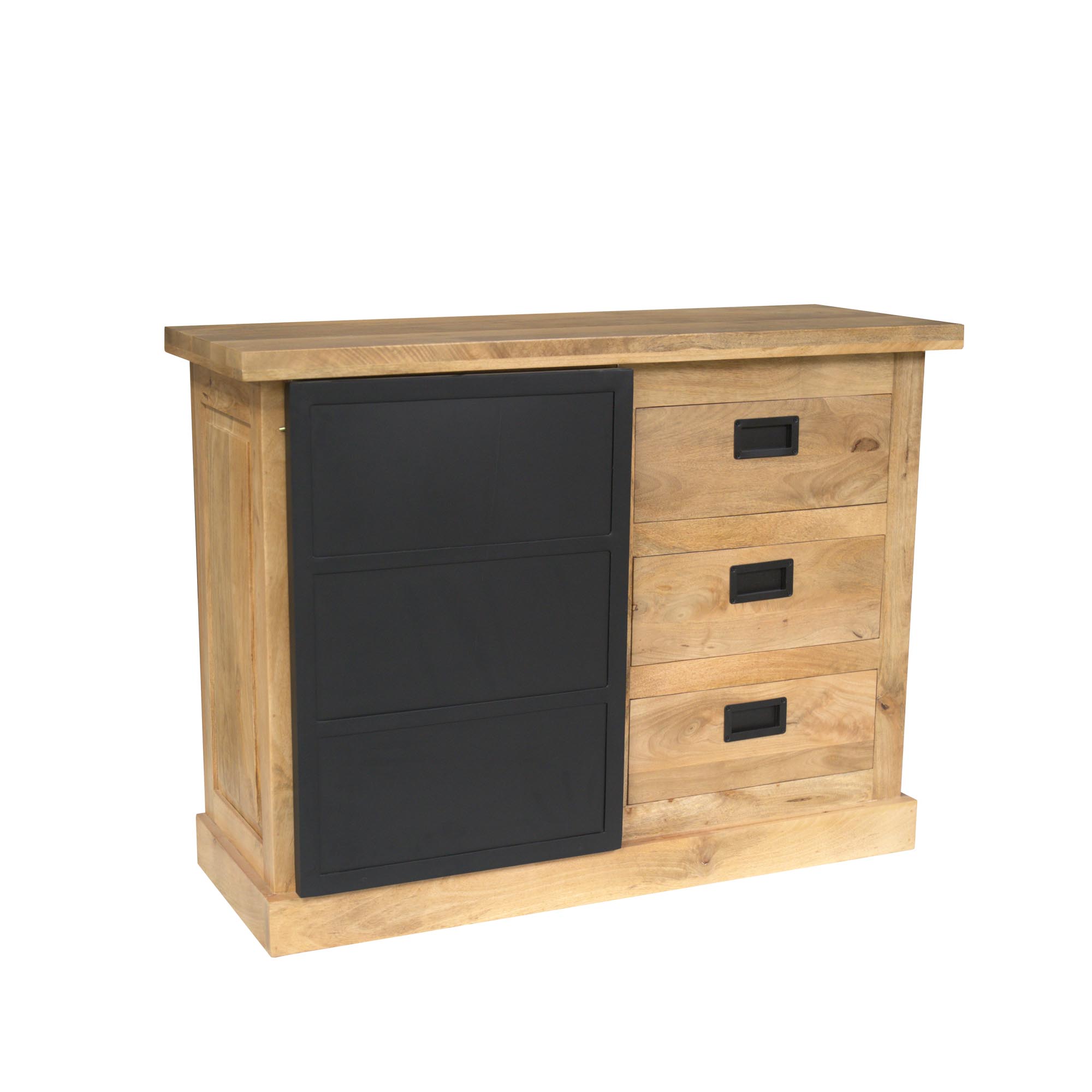 Ladekast Noa Naturel Mangohout 100 cm - Image 3