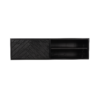 STF-8519_11 Zwevend tv meubel New York Zwart Mangohout 120 cm - Image 12
