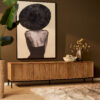 Tv meubel Madison Naturel Mangohout 210 cm - Image 1