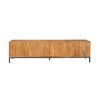STF-7802_4 Tv meubel Madison Naturel Mangohout 210 cm - Image 5