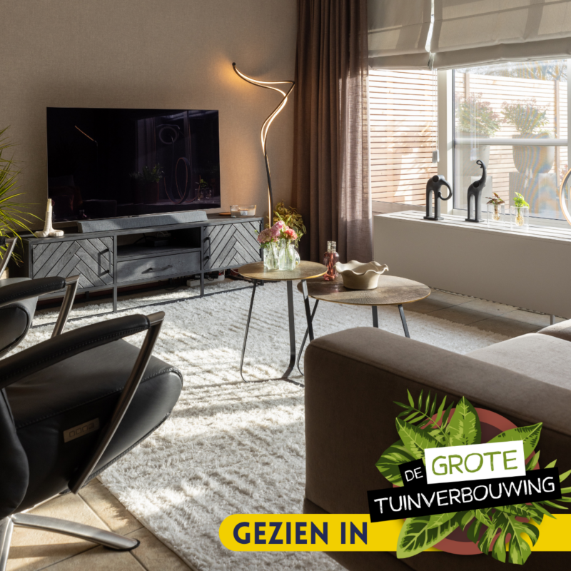 Tv meubel New York Zwart Mangohout 165 cm - Image 2