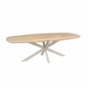 STF-2154_2 Deens ovale eettafel Ferris Naturel Poot Zand Eikenhout 240 cm - Image 3