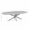STF-2154_3 Deens ovale eettafel Ferris Naturel Poot Zand Eikenhout 240 cm - Image 4