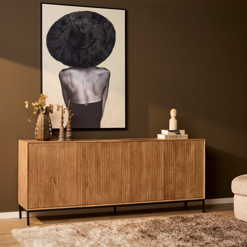 Dressoir Madison Naturel Mangohout 210 cm - Image 1