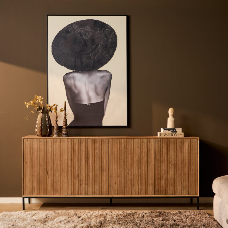 Dressoir Madison Naturel Mangohout 210 cm - Image 2