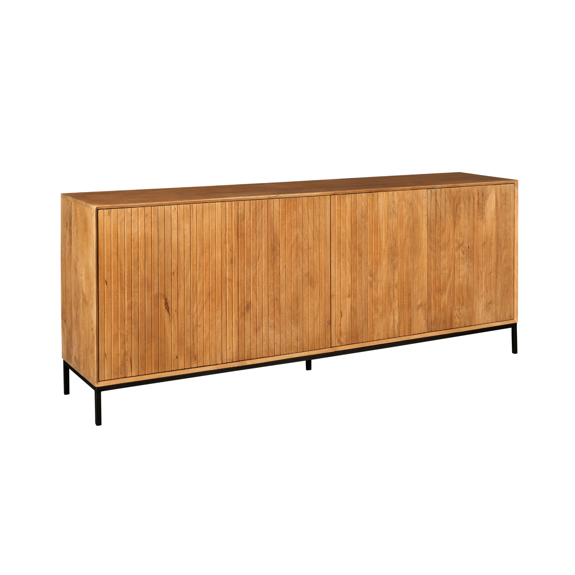 Dressoir Madison Naturel Mangohout 210 cm - Image 8