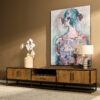 Tv meubel Denver Naturel Mangohout 240 cm - Image 1