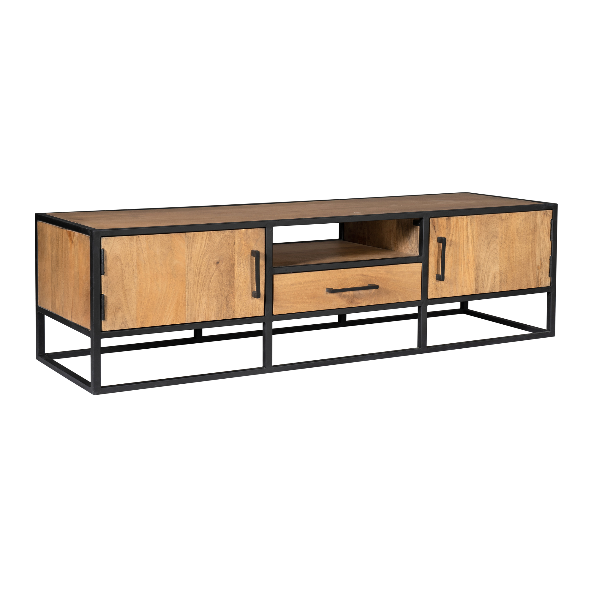 Tv meubel Denver Naturel Mangohout 180 cm - Image 9
