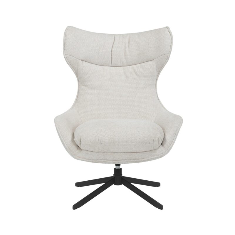 Draaibare fauteuil Olivia Gebroken wit - Image 2