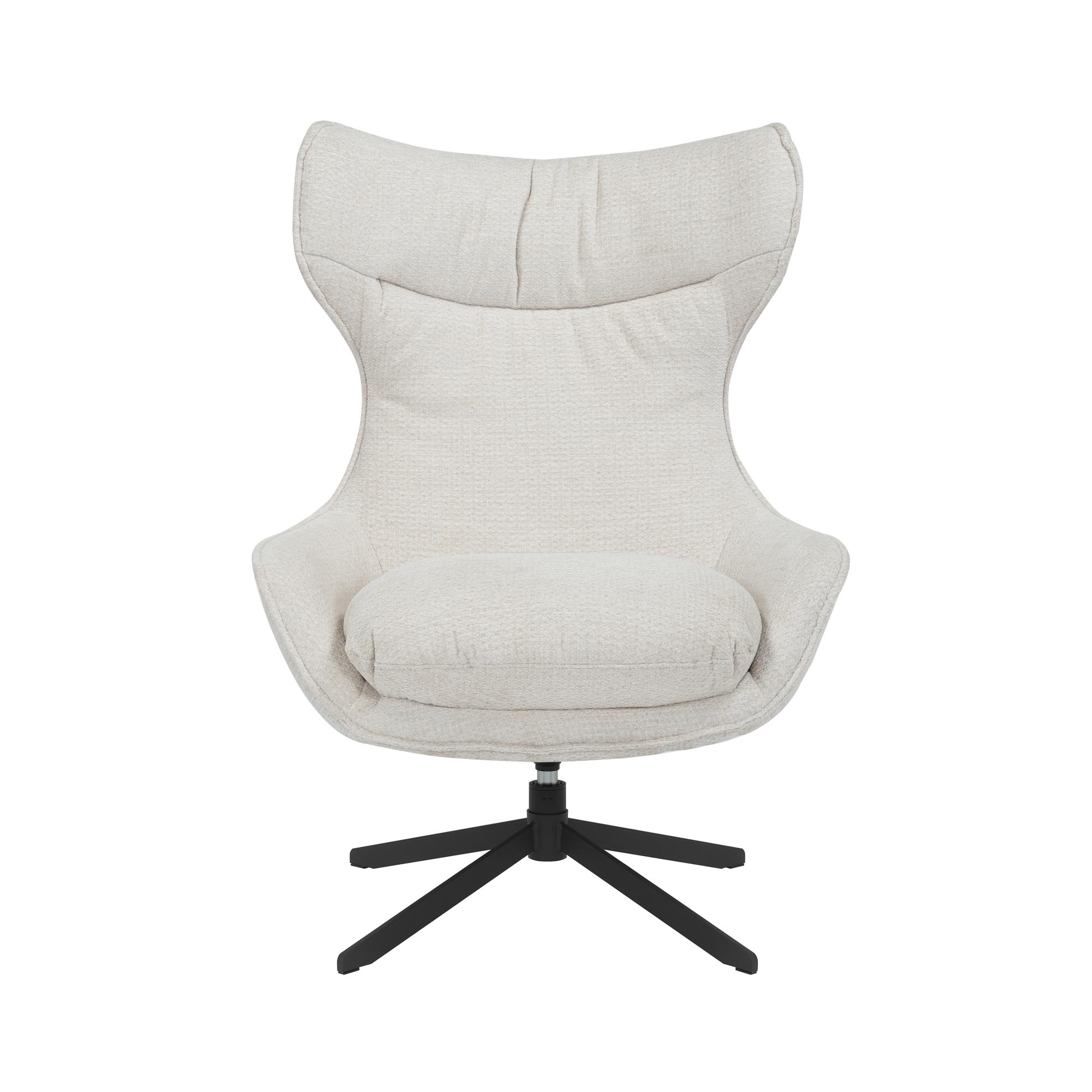 Draaibare fauteuil Olivia Gebroken wit - Image 2