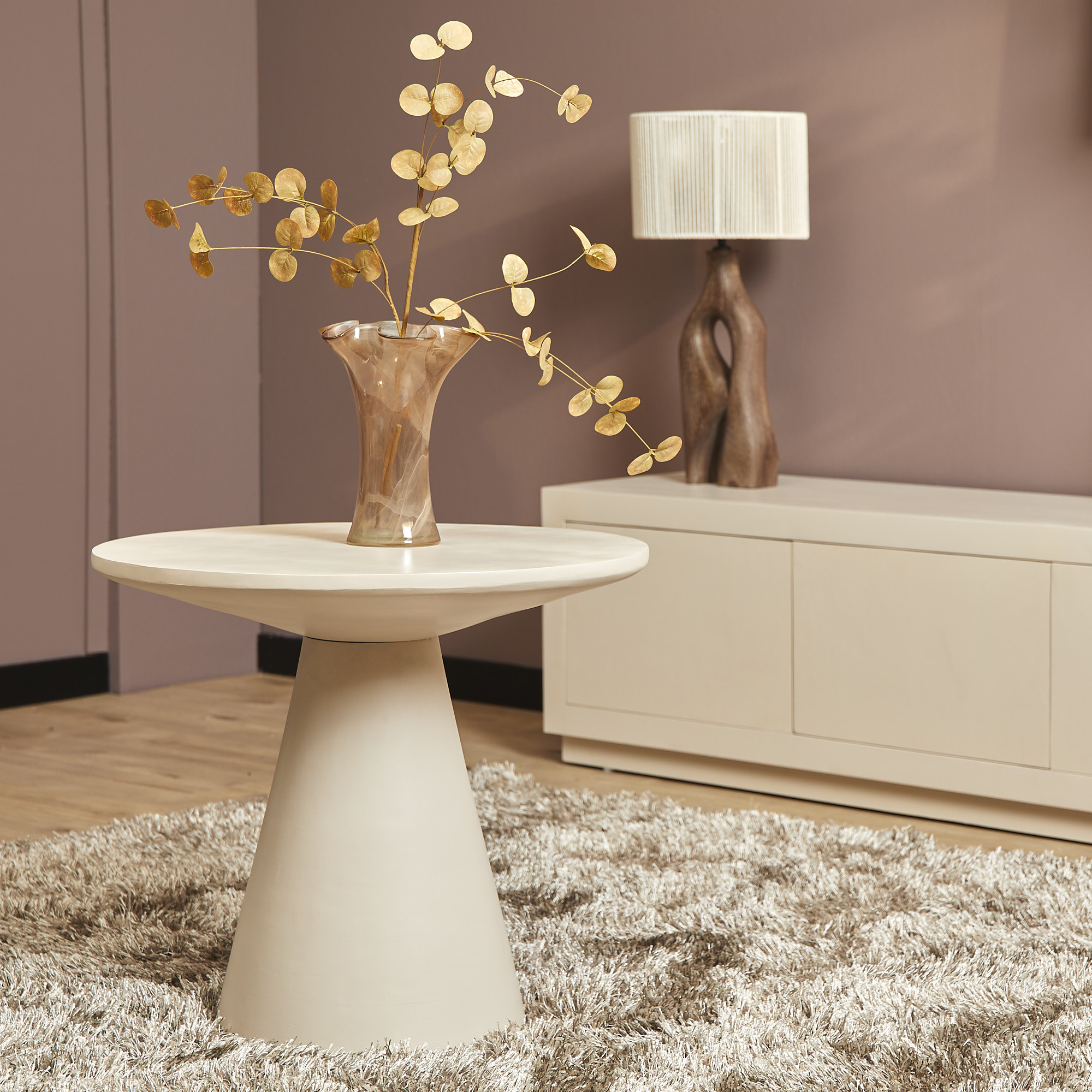 Salontafel Bellis Zand Mangohout 60 cm - Image 1