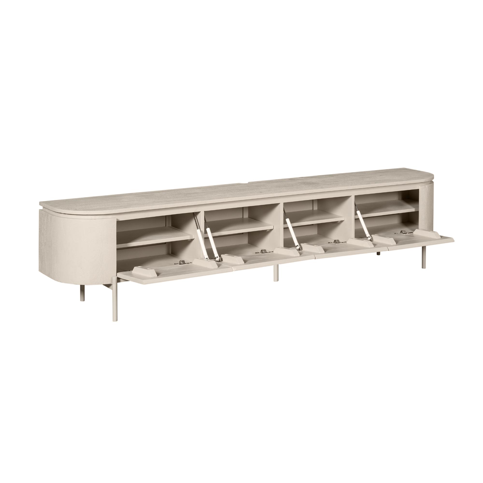 Tv meubel Excellent Zand Mangohout 240 cm - Image 15