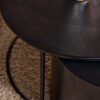 STF-2377_2 Ronde salontafel set Luna Zwart Aluminium 76 cm - Image 3
