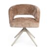 STF-9875_1 Draaibare eetkamerstoel Demi met armleuning Cinnamon Poot Zand - Image 2