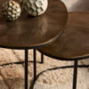 STF-2378_1 Salontafel set Filou Goud Aluminium 90 cm - Image 2