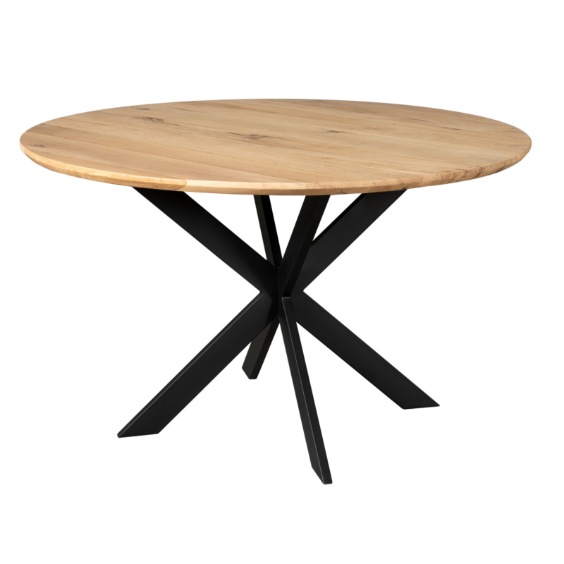 Ronde eettafel Ferris Naturel Eikenhout 130 cm - Image 5