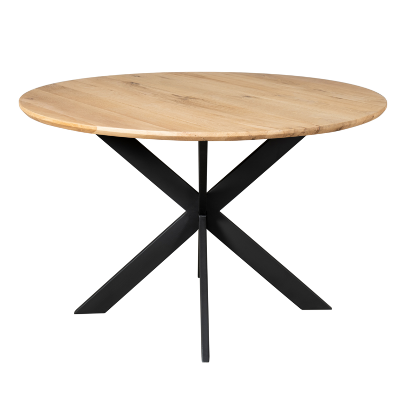 Ronde eettafel Ferris Naturel Eikenhout 130 cm - Image 6