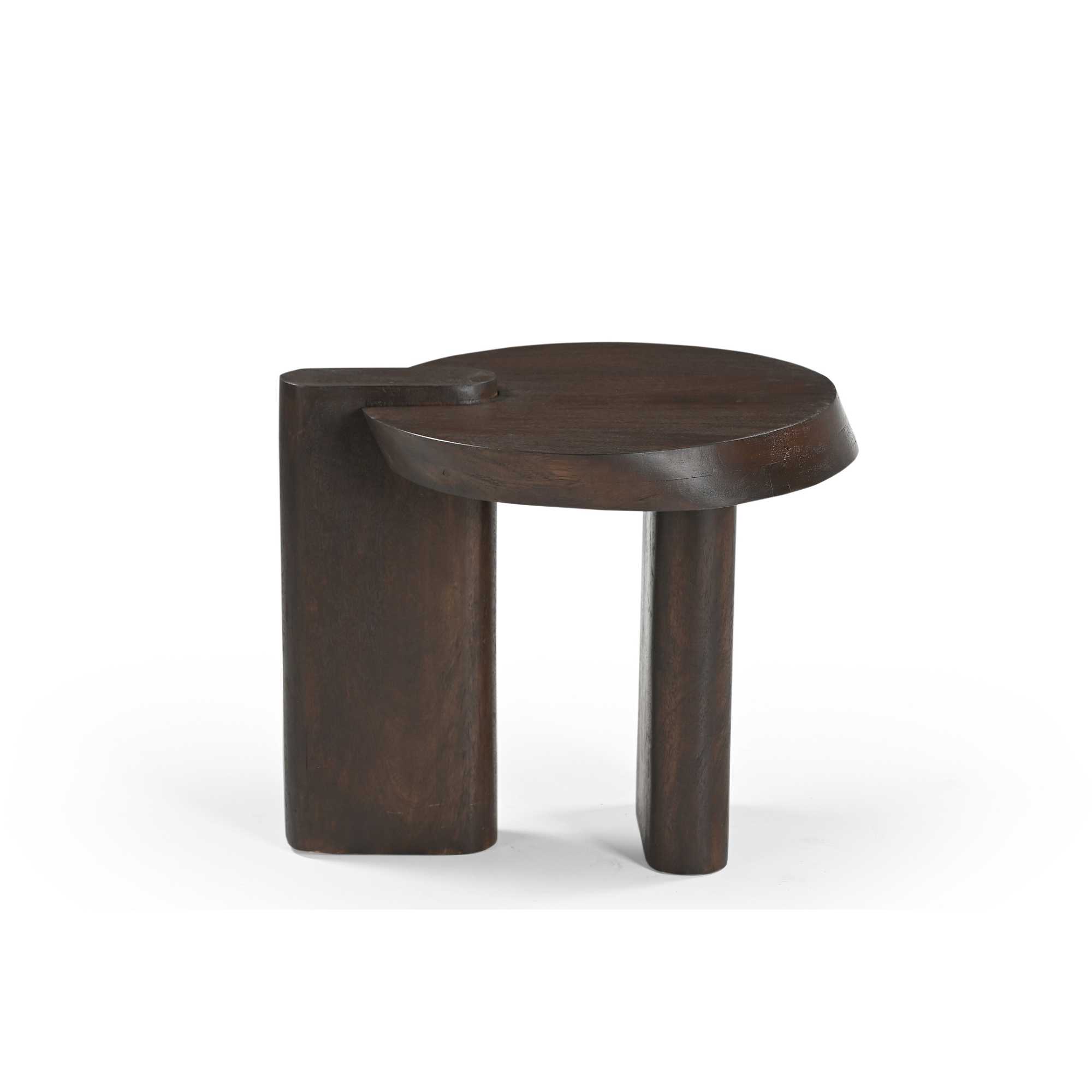 Bijzettafel Rava Bruin Mangohout 50 cm - Image 7