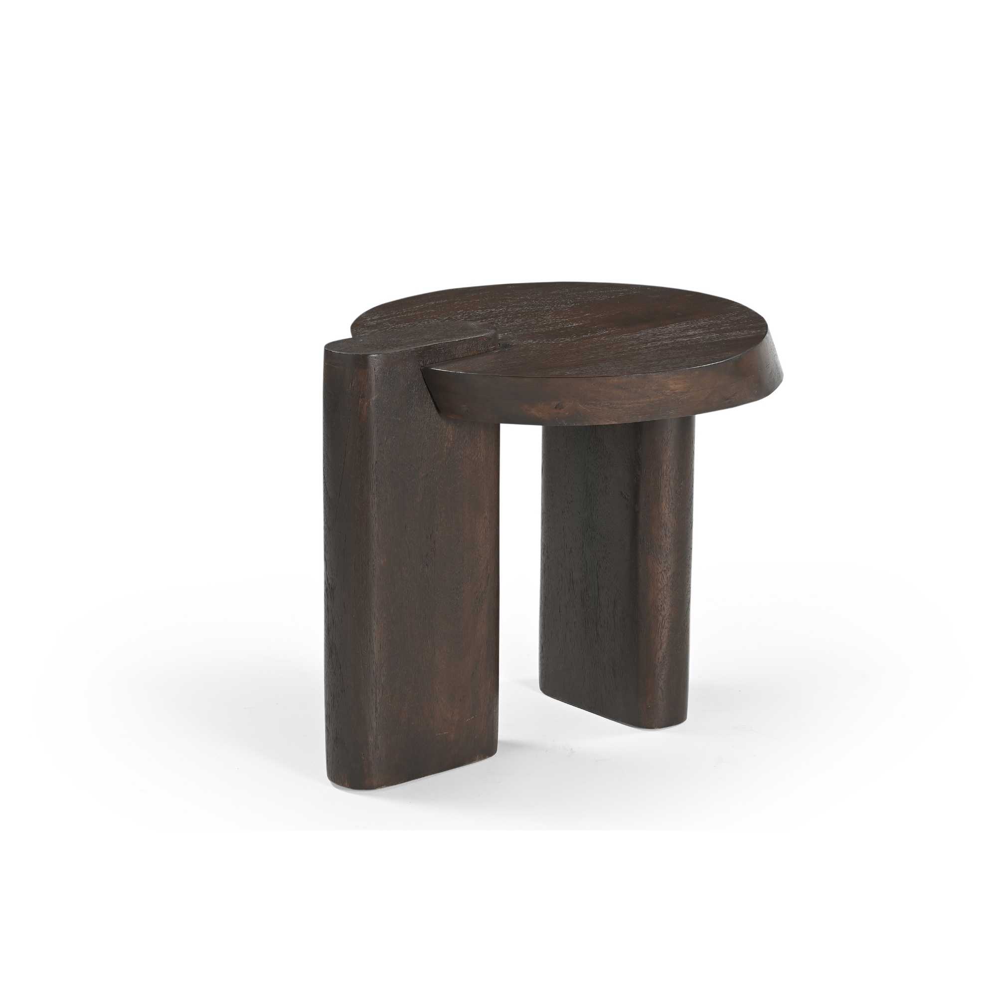 Bijzettafel Rava Bruin Mangohout 50 cm - Image 9