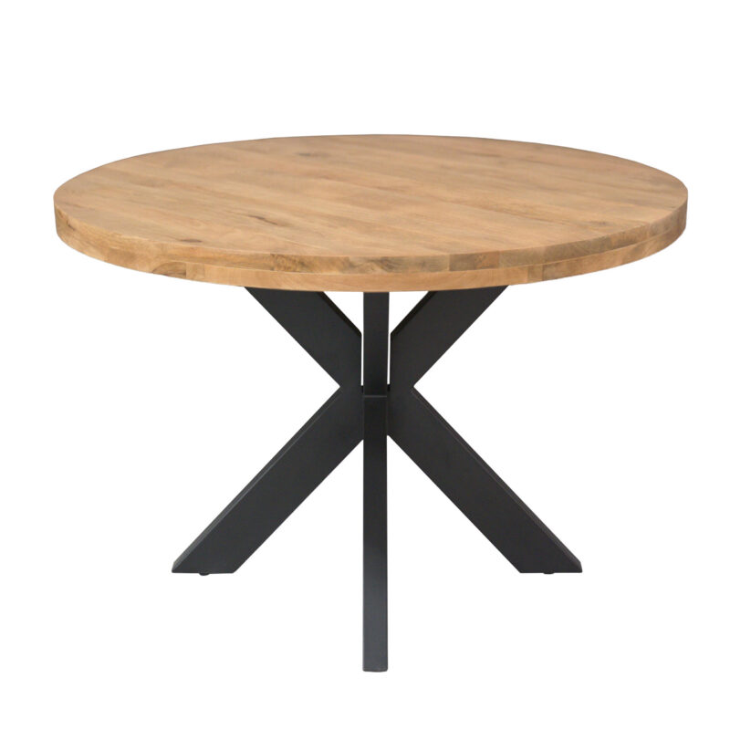 Ronde eettafel Dakota Naturel Mangohout 130 cm - Image 2