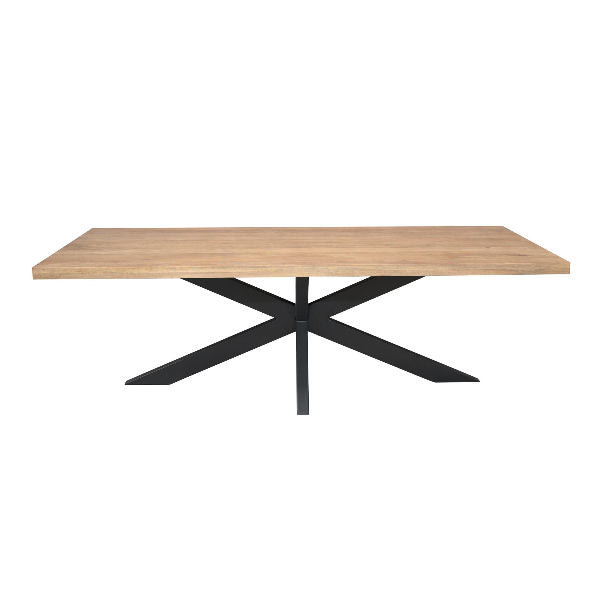 Rechthoekige eettafel Dakota Naturel Mangohout 300 cm - Image 2