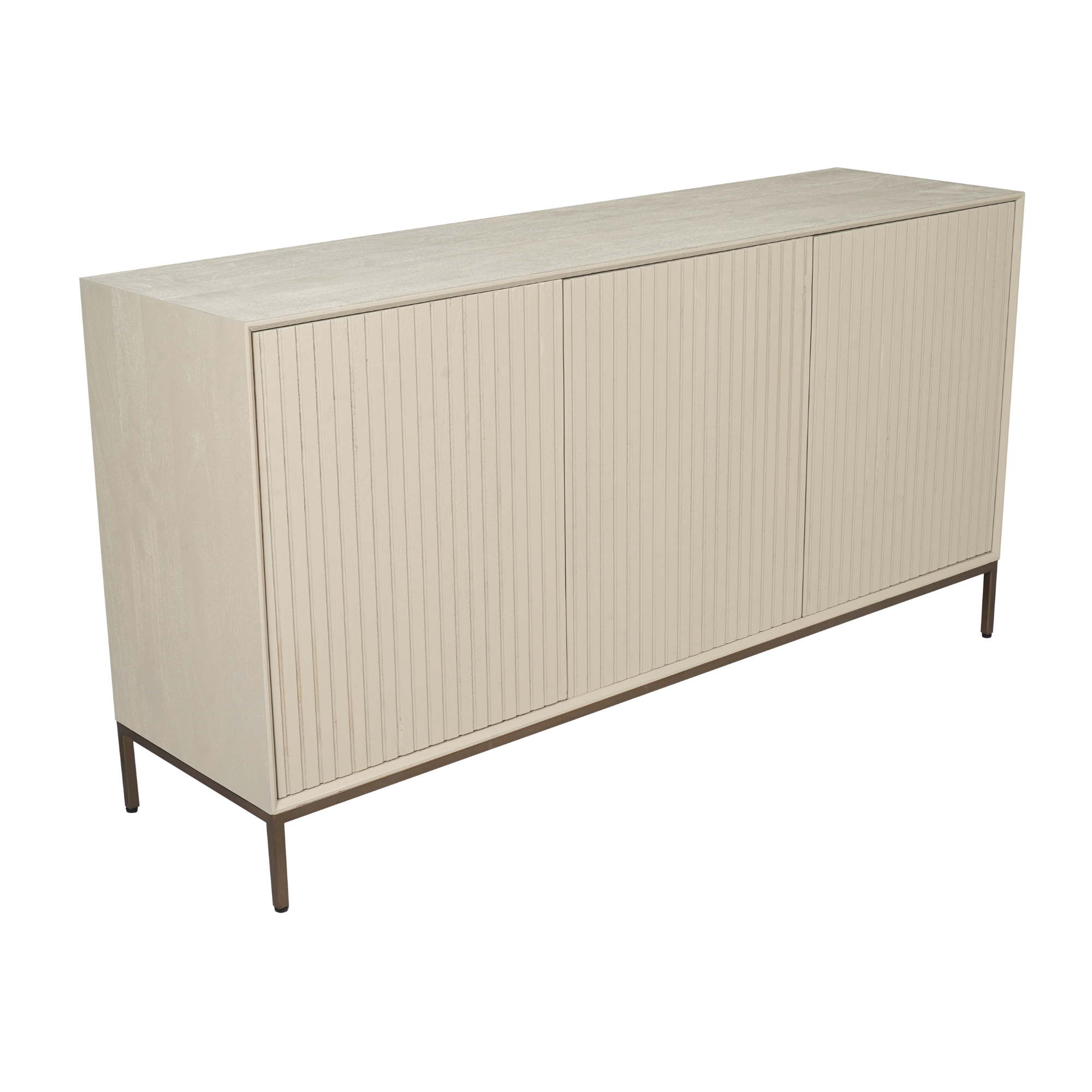 STF-3604_3 Dressoir Madison Zand Mangohout 165 cm - Image 4