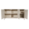 STF-3604_4 Dressoir Madison Zand Mangohout 165 cm - Image 5