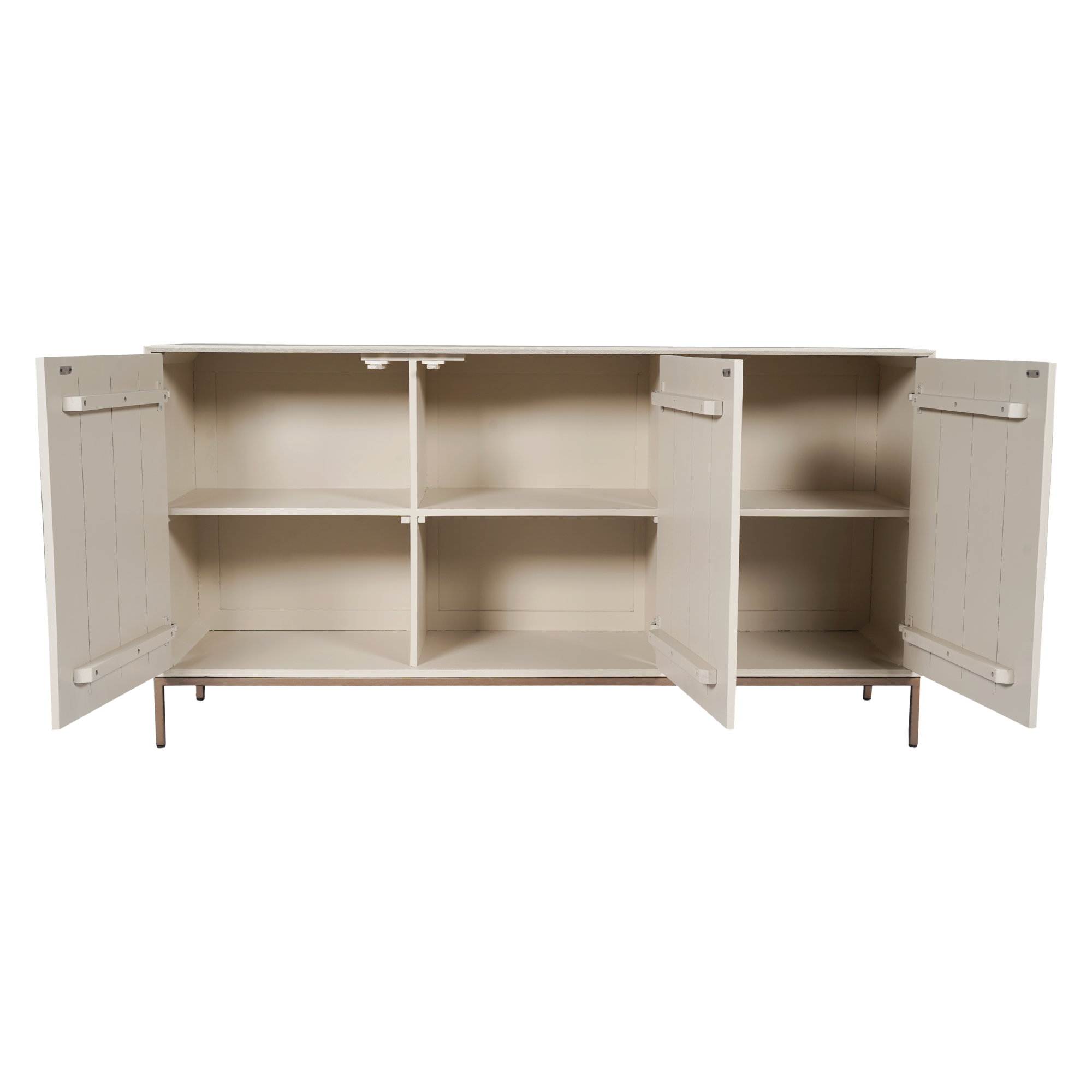 STF-3604_4 Dressoir Madison Zand Mangohout 165 cm - Image 5
