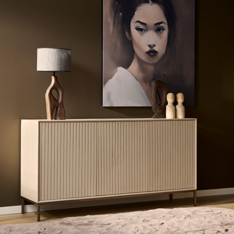 Dressoir Madison Zand Mangohout 165 cm - Image 1