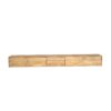 STF-2825_1 Zwevend tv meubel Vision Licht Mangohout 280 cm - Image 2