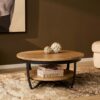 Salontafel Paras Naturel Mangohout 90 cm - Image 1