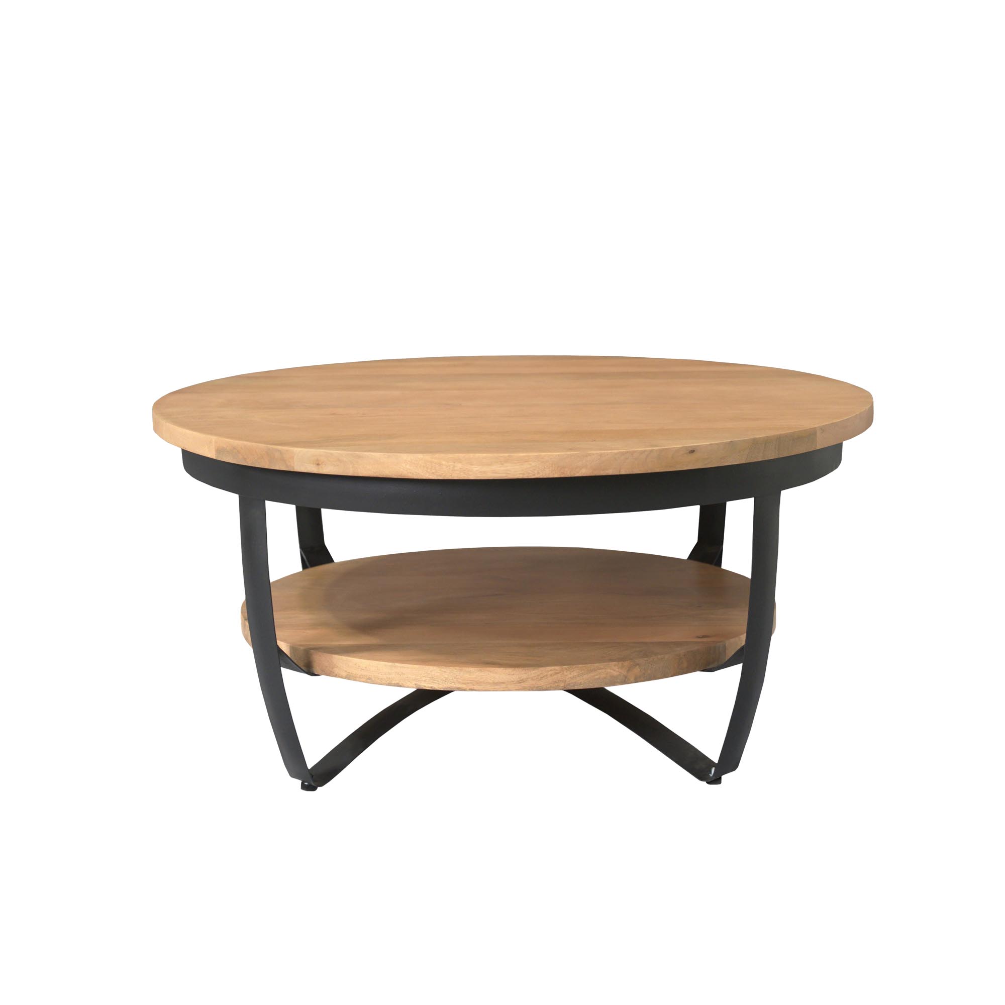 STF-3043_1 Salontafel Paras Naturel Mangohout 90 cm - Image 2