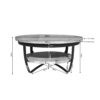 STF-3043_3 Salontafel Paras Naturel Mangohout 90 cm - Image 4