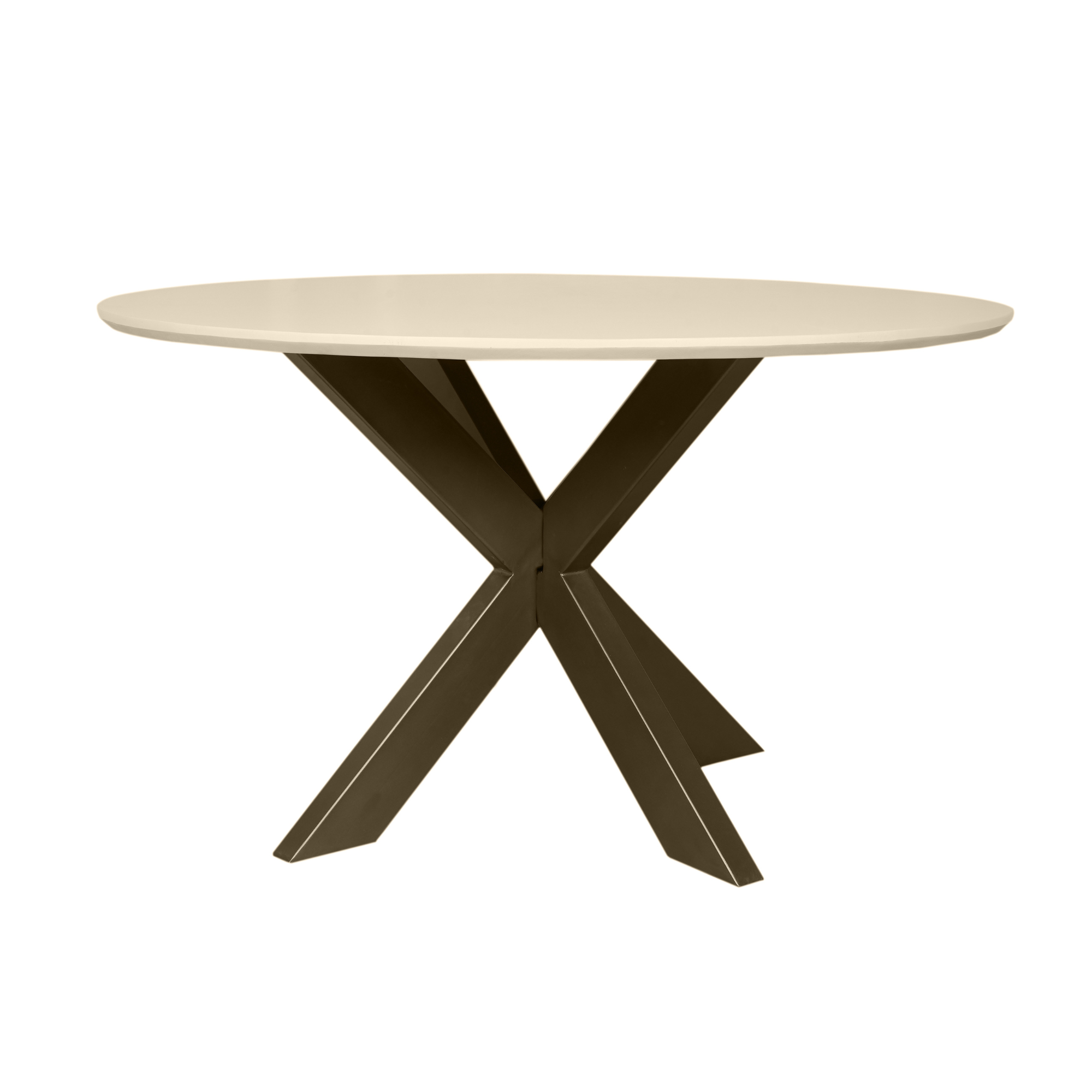 STF-3612_3 Ronde eettafel Madison Zand Mangohout 150 cm - Image 4