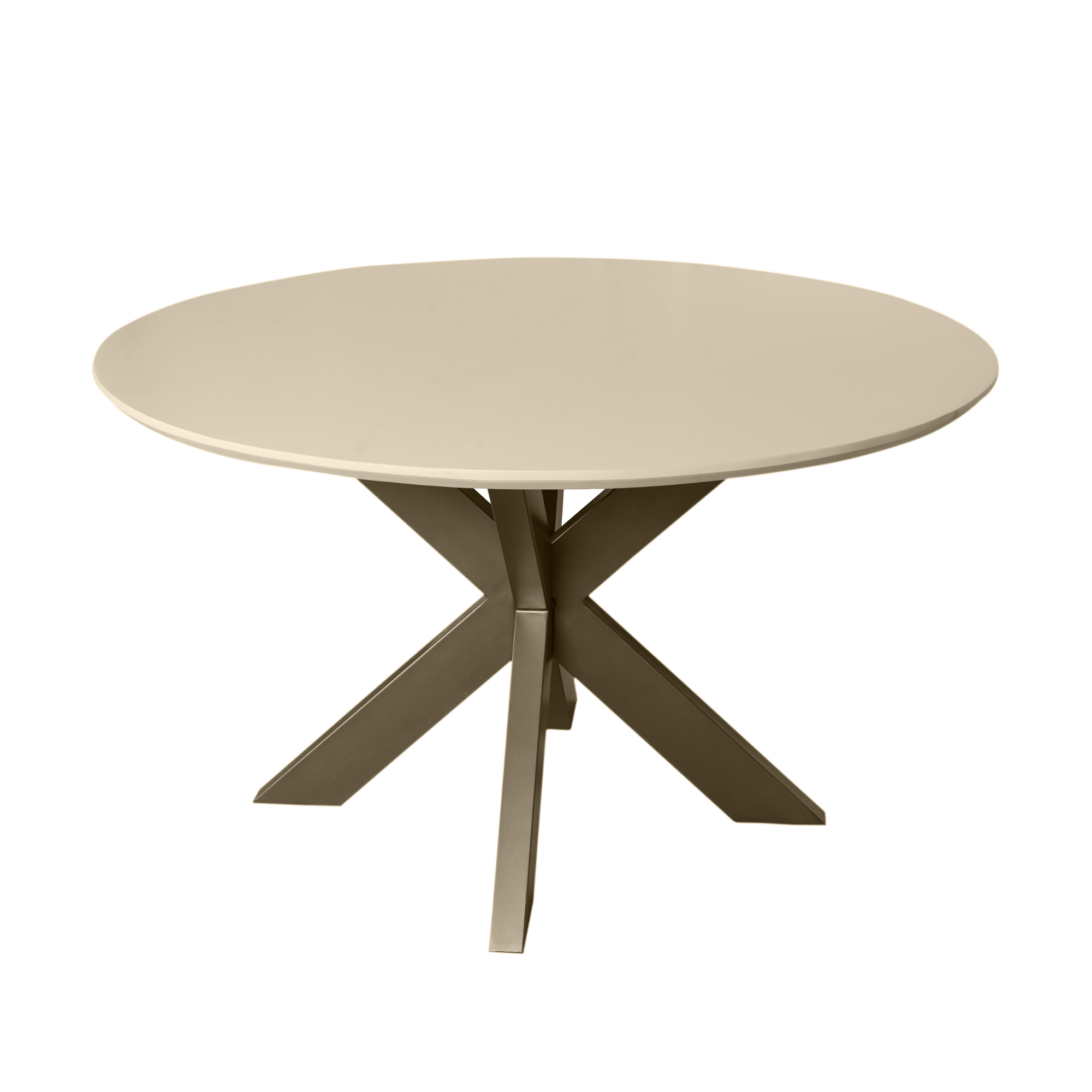 STF-3612_2 Ronde eettafel Madison Zand Mangohout 150 cm - Image 3