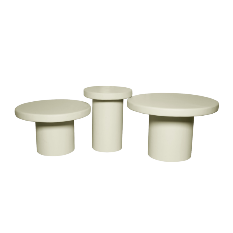 Salontafel Maya Zand Mangohout 70 cm - Image 2