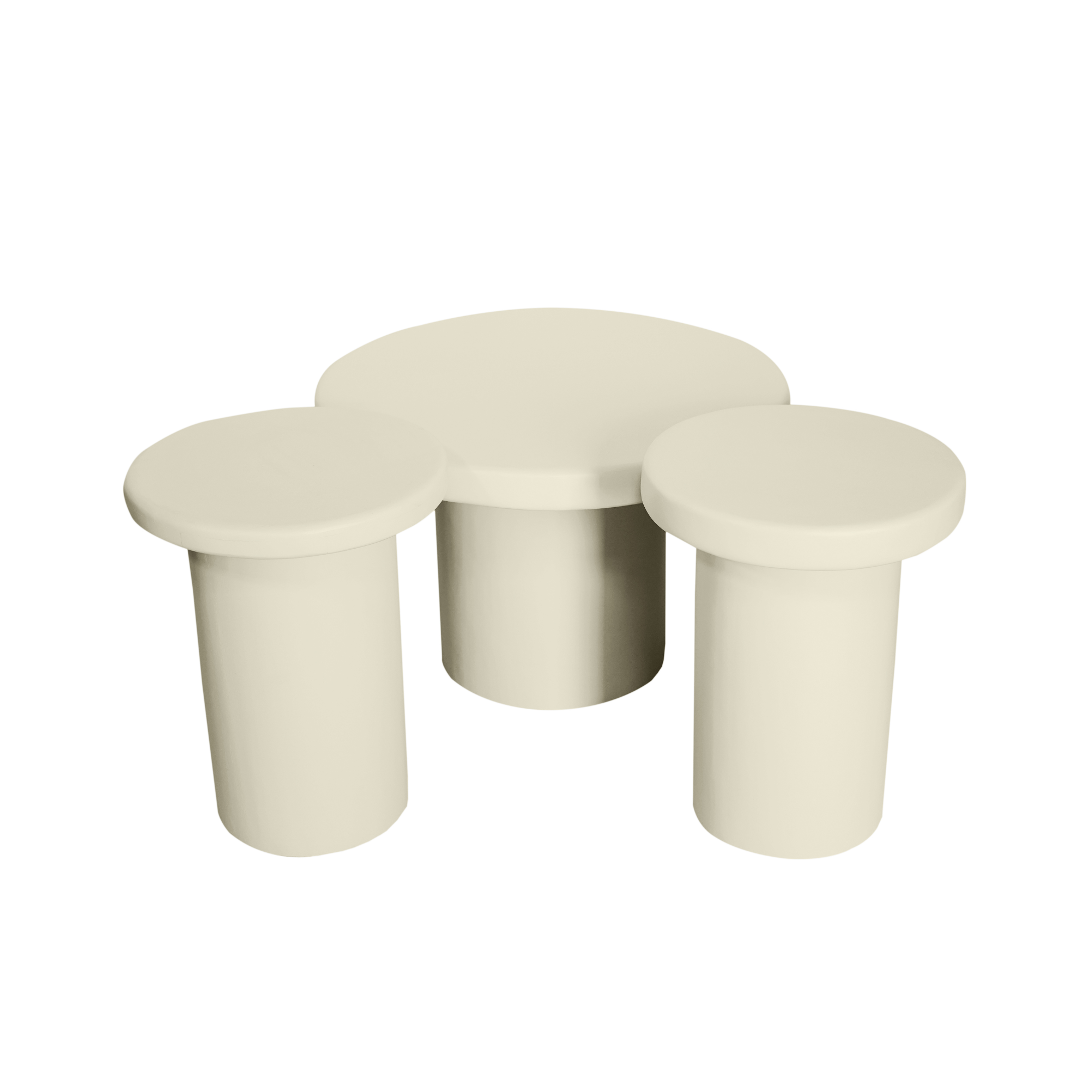 Salontafel Maya Zand Mangohout 70 cm - Image 5