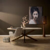 Deens ovale eettafel Madison Zand Mangohout 200 cm - Image 1